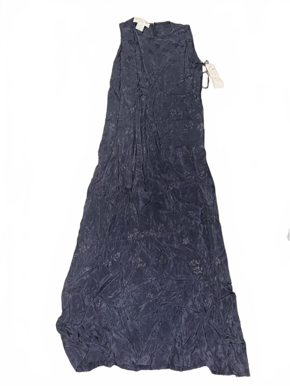 Vintage Boutique Jones New York Dress Floral Sleeveless Maxi Dress Size 10 NWT